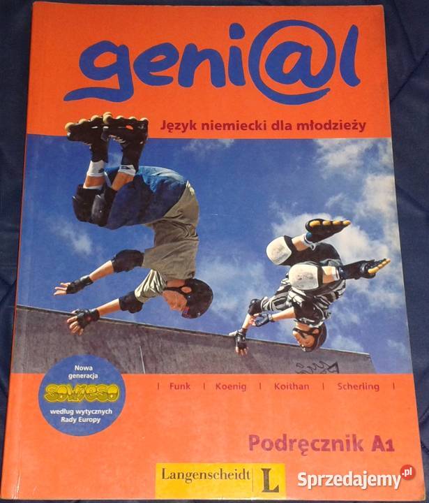 Genial A1 Podręcznik Język niemiecki młodzieży Rok wydania 2002 sprzedam