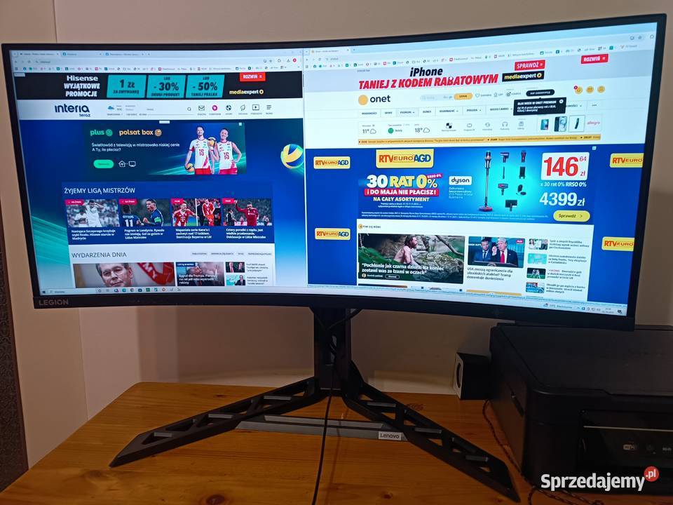 Monitor LENOVO Legion R34w30 34 3440x1440px małopolskie Libiąż