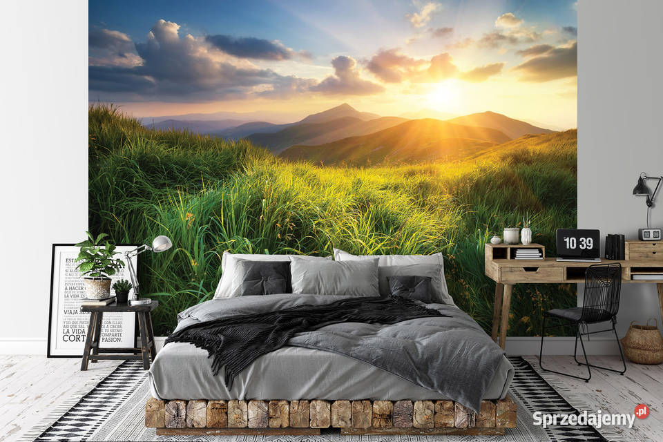 Tapeta fototapeta Góry zachód słońca wielkopolskie sprzedam