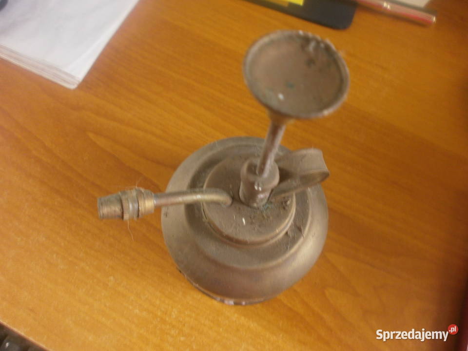 stara zabytkowa oliwiarka mosiężna Zielona Góra sprzedam