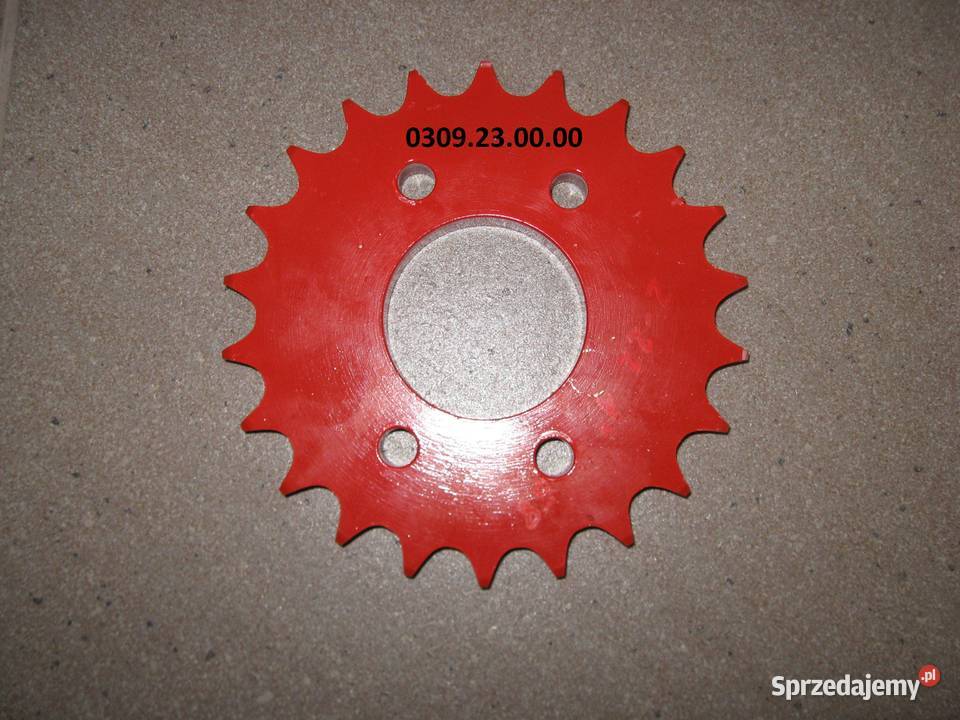 Koło łańcuchowe Z22 1 fi 80mm 4 otwory do prasy Czekanów