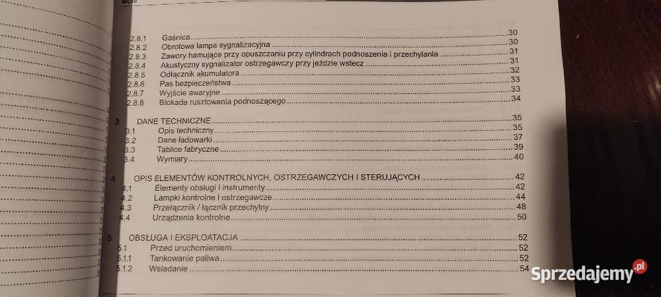 Instrukcja obsługi ładowarki Wecker WL 30 Stalowa Wola