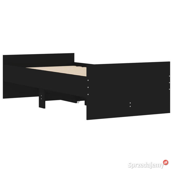 Rama łóżka z szufladami czarna 90x200 WM3207372 Warszawa