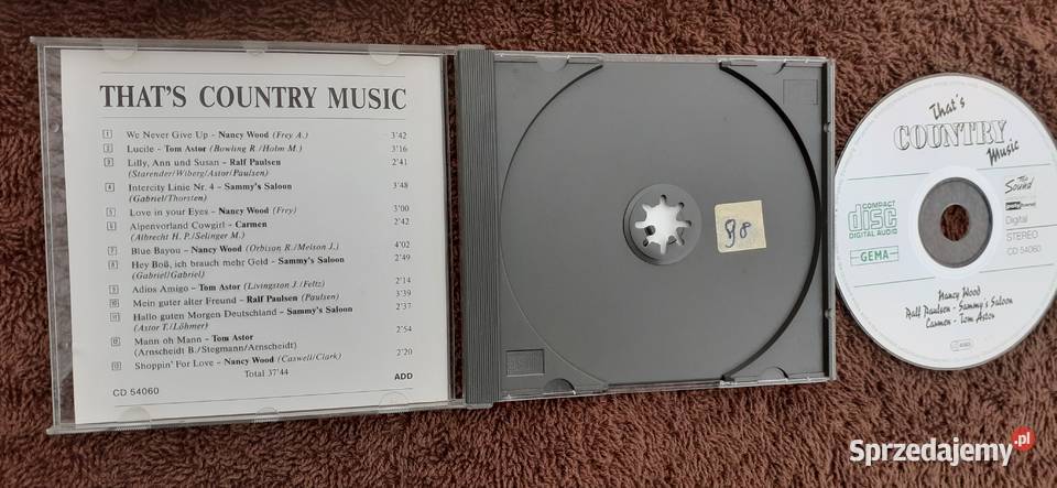 Thats Country MusicKantry Składanka na CD country Tuszkowo sprzedam