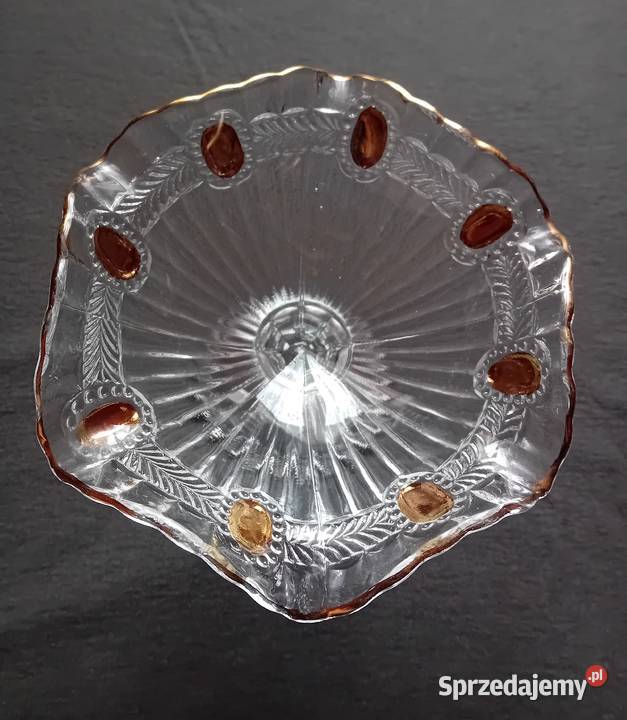 Pucharek cukiernica na stopie Olivia HSG Porcelana i szkło wielkopolskie Koźminek