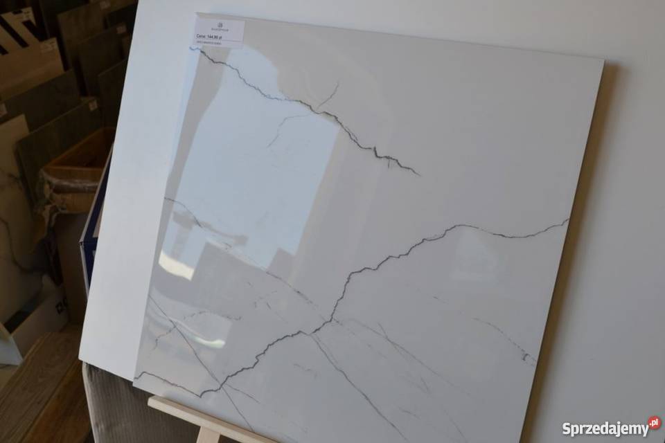 Gres MARQUINA Kamień biały poler 60x60 Mavros Zakopane