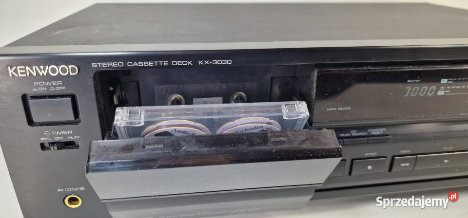 Magnetofon Cassette Deck Kenwood KX3030 KX 3030 Międzychód