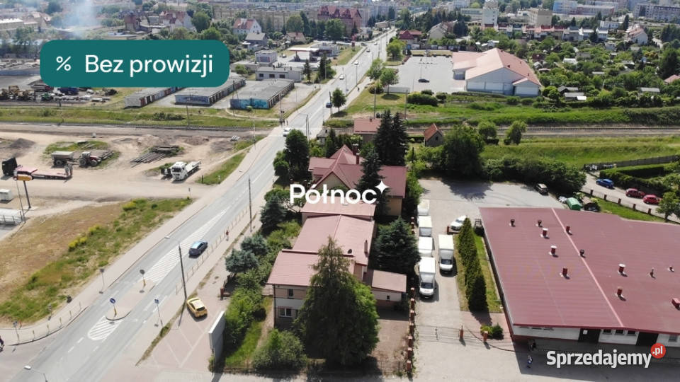 Budynek usługowohandlowy Ełk Sikorskiego 19 dojazd asfaltowy