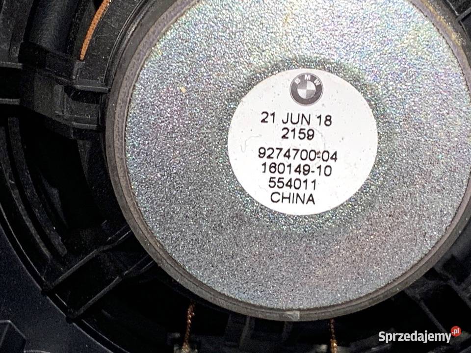 GŁOŚNIKI KOMPLET BMW F48 9275995 Crossover AUDIO osobowe sprzedam