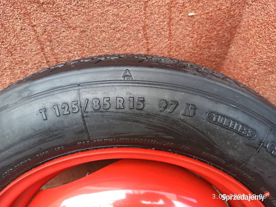 Koło dojazdowe T 12585 R 15 97 M 4 x 100 Części Koszalin
