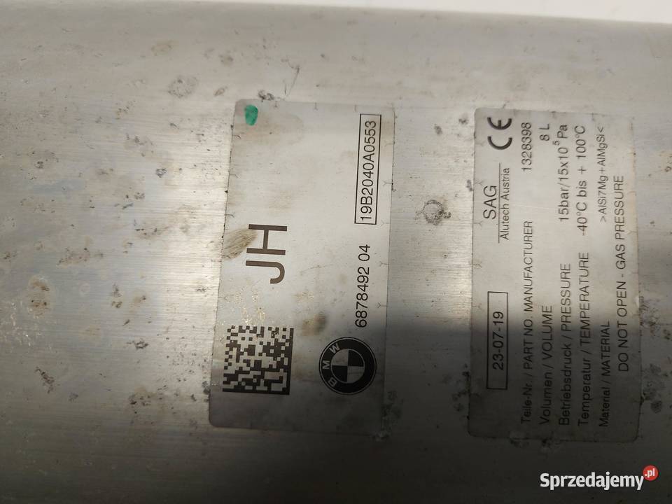 BMW G05 X5 30d 2019r ZBIORNIK CIŚNIENIA