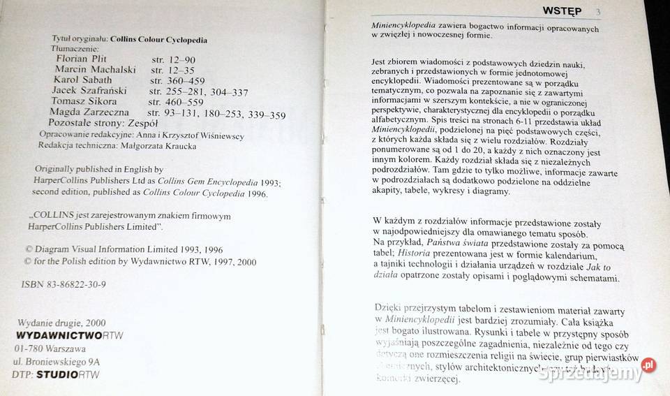 Podręczna mini encyklopedia Anna i Krzysztof Rok wydania 2000 lubelskie