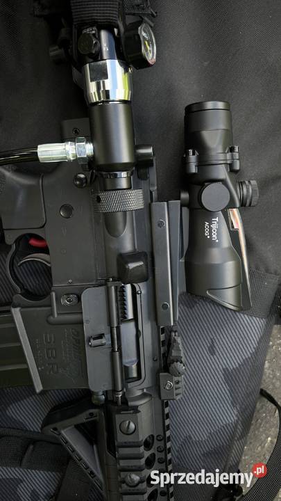 Crosman DPMS sbr PCP luneta ACOG mocny zielony