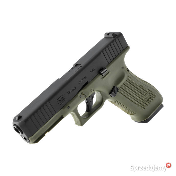 Pistolet wiatrówka Glock 17 gen 5 45 mm zielony Sport i Wypoczynek mazowieckie Warszawa