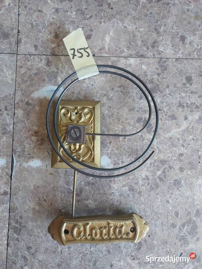 755 Gong spiralny starego zegara ściennego Gb