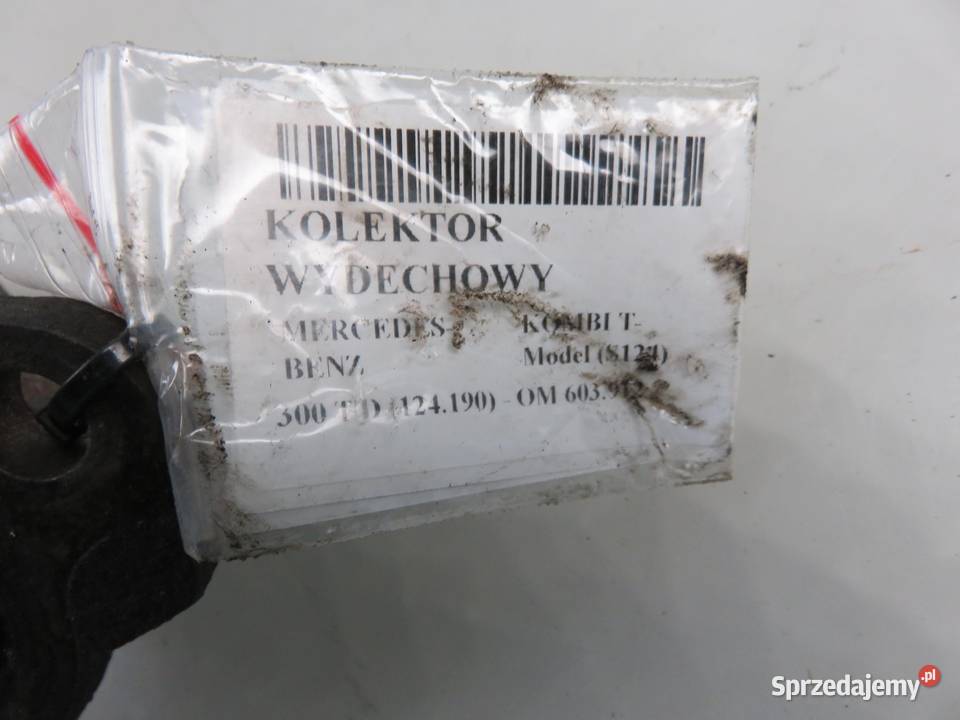 KOLEKTOR WYDECHOWY MERCEDES S124 30 D