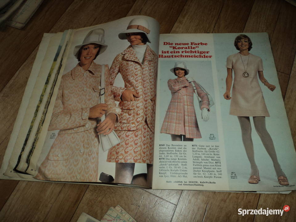 Burda moden 21970 wykroje instrukcja Czasopisma