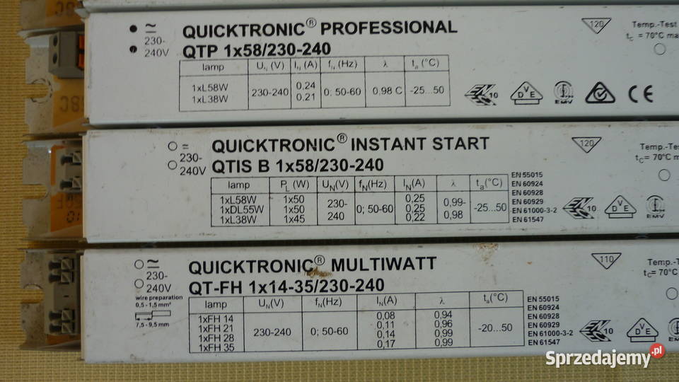 Zapłonnik statecznik elektroniczny Siewierz sprzedam