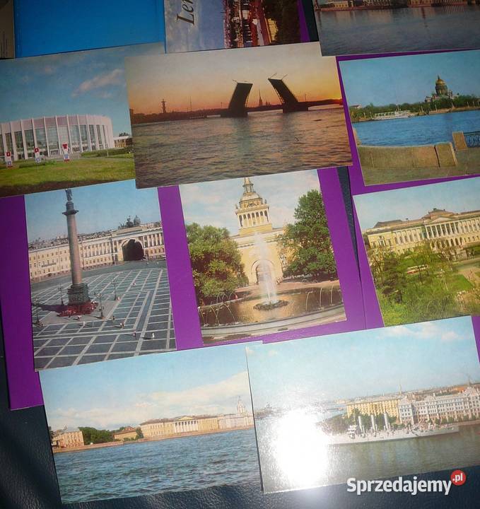 Pocztówki Leningrad 1979 r zestaw 16 Wrocław