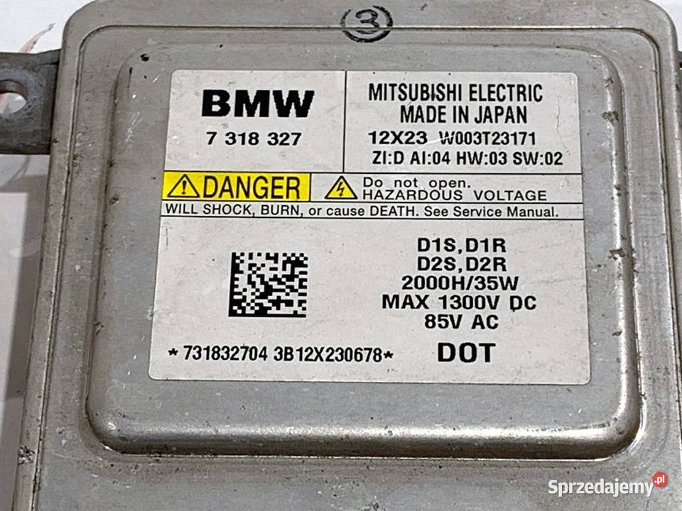 PRZETWORNICA XENON BMW F07 7318327 0917 MODUŁ
