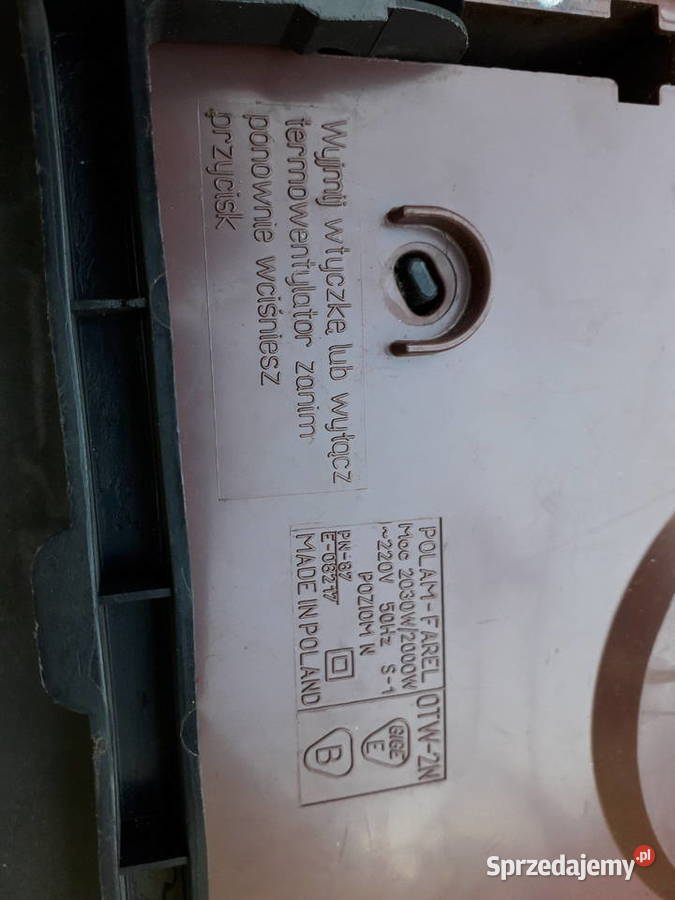 Farelka chłodzi grzeje termowentylator oryginał sprzedam