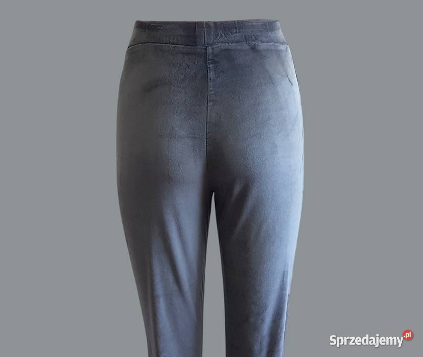 Damskie proste dresowe spodnie szare Calvin 3436 szary/srebrny Chrzanów