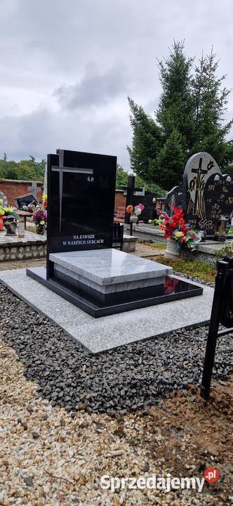 Nowoczesny nagrobek urnowy whiscount whiteszwed Świdnica