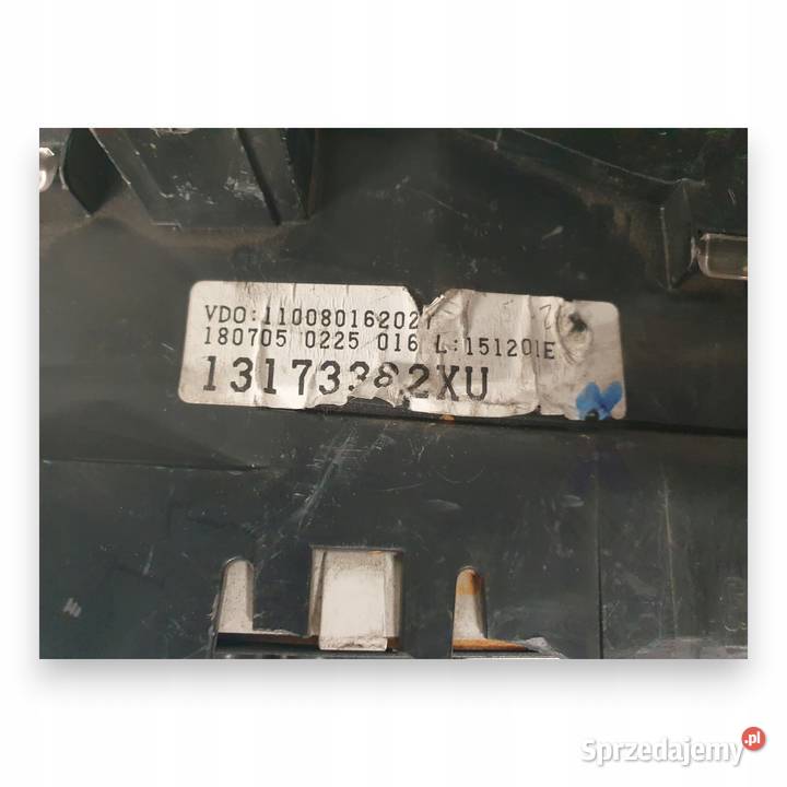 LICZNIK ZEGARY 13173382 XU Opel Meriva A 14 16 osobowe lubelskie Chełm