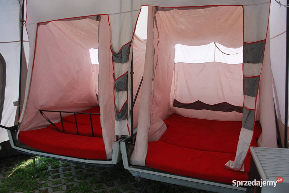 PRZYCZEPA KEMPINGOWA NAMIOTOWA CAMPLET ROYAL Grzebowilk sprzedam