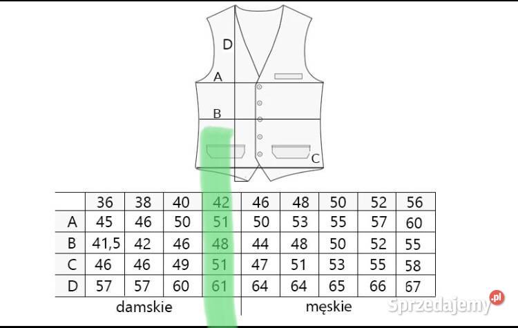Kamizelka damska HORECA dolnośląskie Wrocław