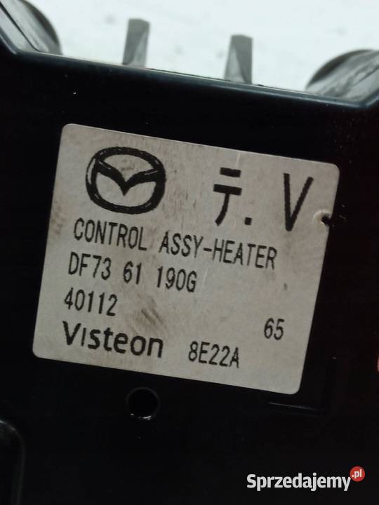 PANEL NAWIEWU AC DF7361190G Mazda 2 II 20072014