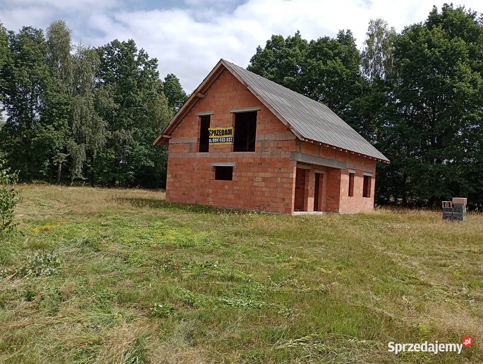 Dom w stanie surowym 136m2 Nowy Olesiec Dz wolnostojący