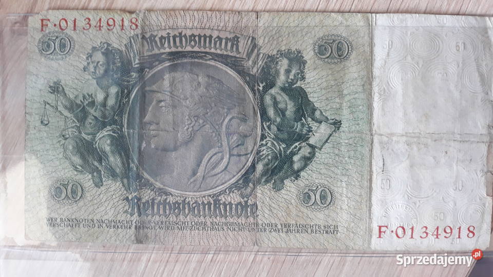 50 Marek Niemcy 1933 r seria FJZ Numizmatyka Kolekcje Konin
