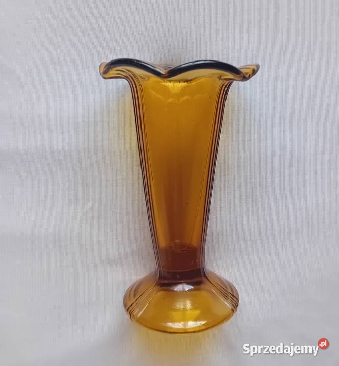 Miodowy wazon Ząbkowice 2305IV84 w katalogu Porcelana i szkło Koźminek
