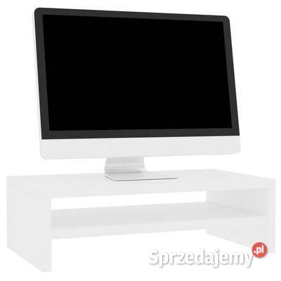 vidaXL Podstawka na monitor biała 42x24x13 Warszawa sprzedam