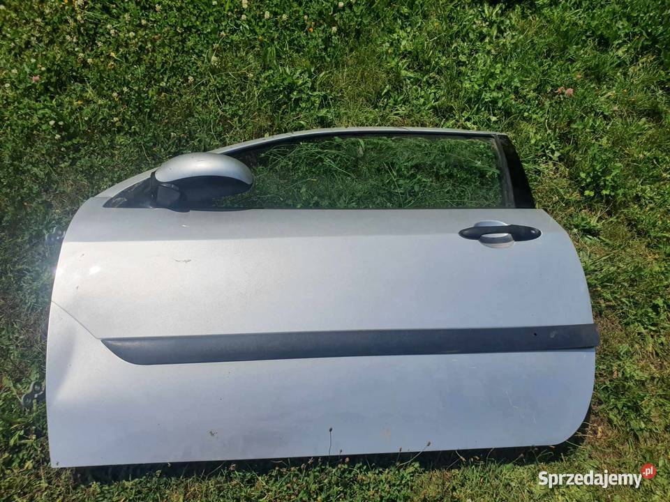 Drzwi lewe srebrne Ford Focus mk1 3 drzwi Karoseria małopolskie Kraków