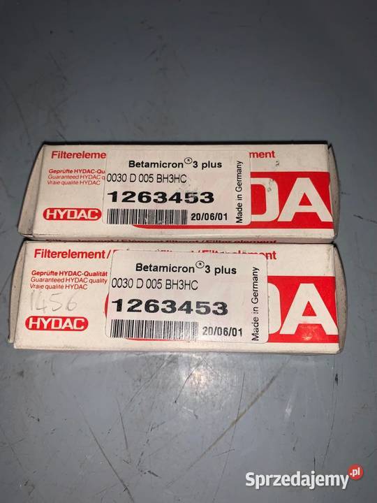 Filtr Olejowy 0030 D 020 BH4HC 1263453 Hydac sprzedam