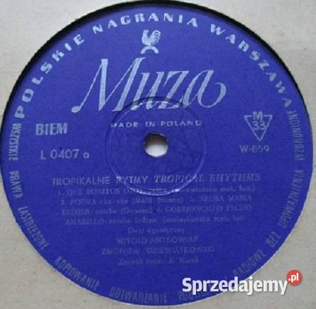 Tropikalne rytmyDuet Egzotyczny Dziewiątkowski płyta winylowa łódzkie Łódź sprzedam