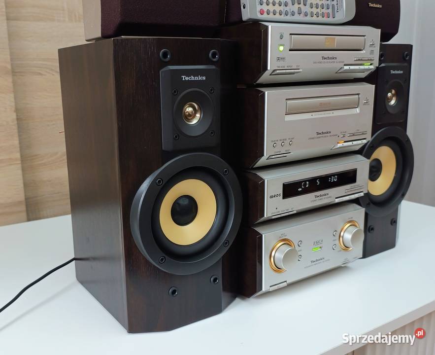 Wieża Technics hdv600 z DVD Produkcji Japońskiej Wieże i miniwieże Ostrzeszów
