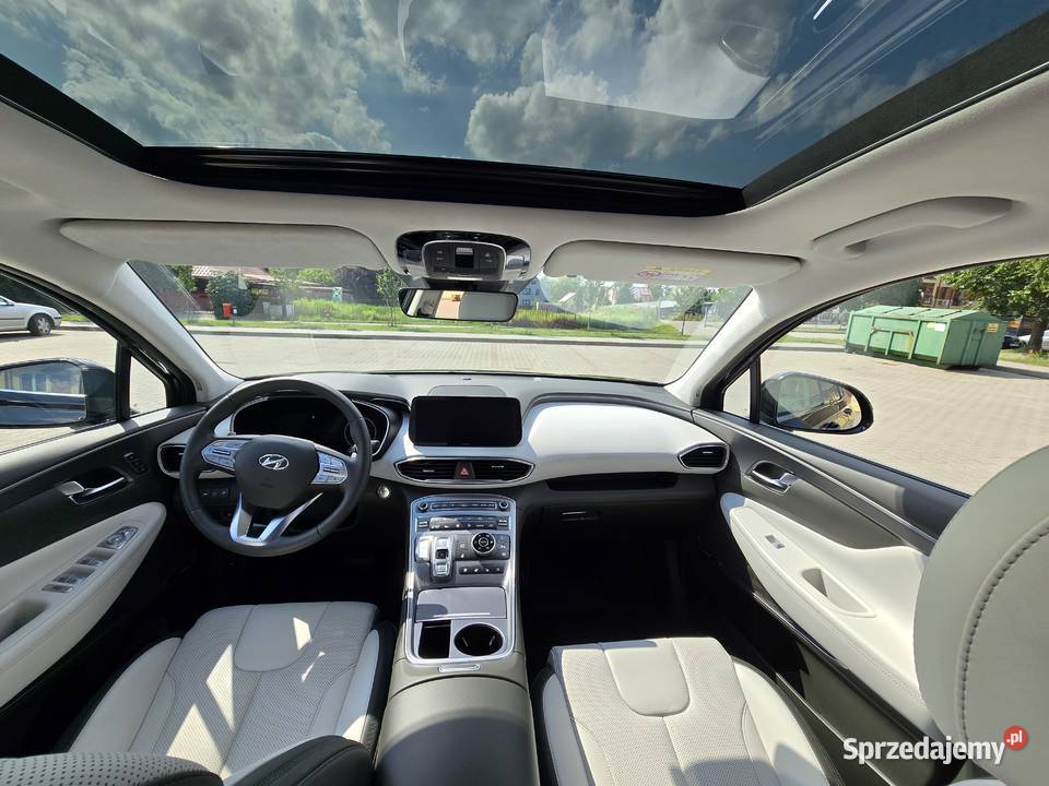 Hyundai Santa FE IV FL 230 4x4 wentylowane skóry światła przeciwmgielne Łódź