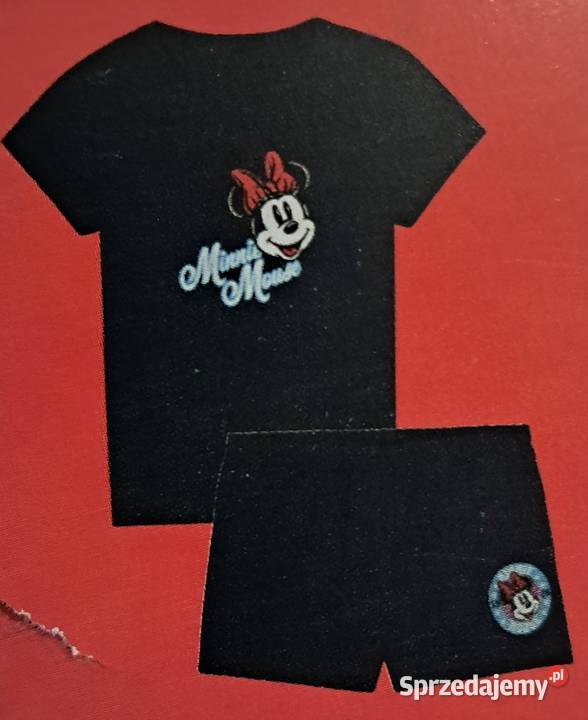 Piżama dziecięca dziewczynki z nadrukiem Minnie Disney Wąsewo