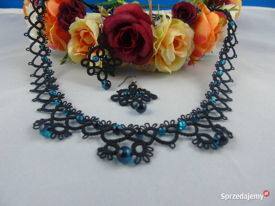 Biżuteria frywolitkowa małopolskie Wiśniowa