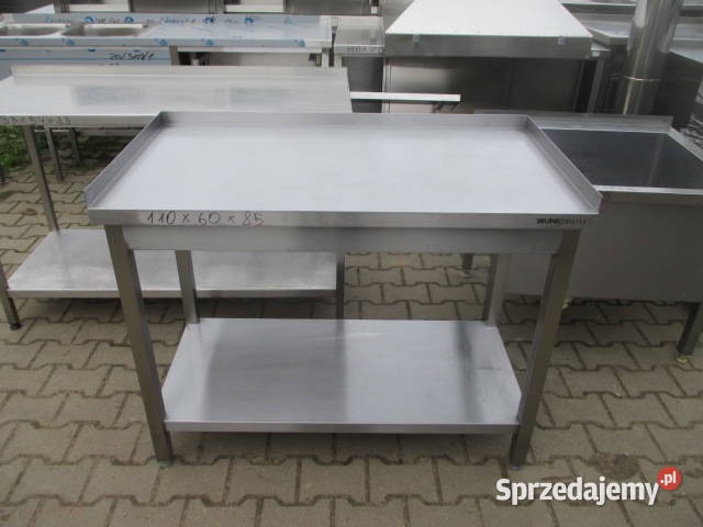 Stół Gastronomiczny Z Półką 1106085 Stal Ostrów Wielkopolski