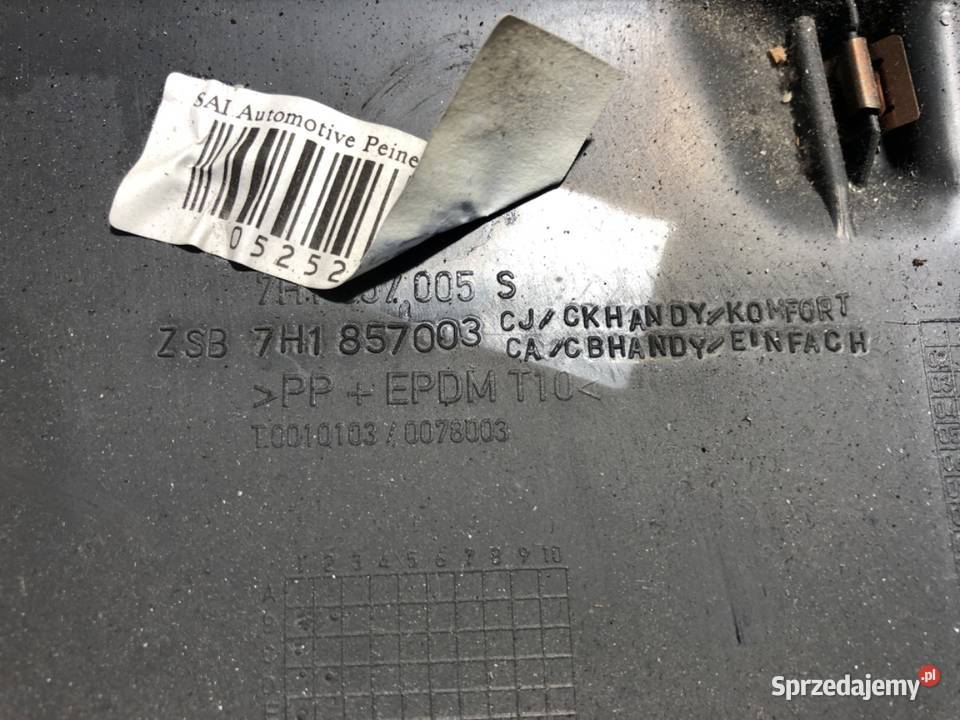 KOKPIT VW TRANSPORTER T5 7H1857005S Bus 0315 osobowe