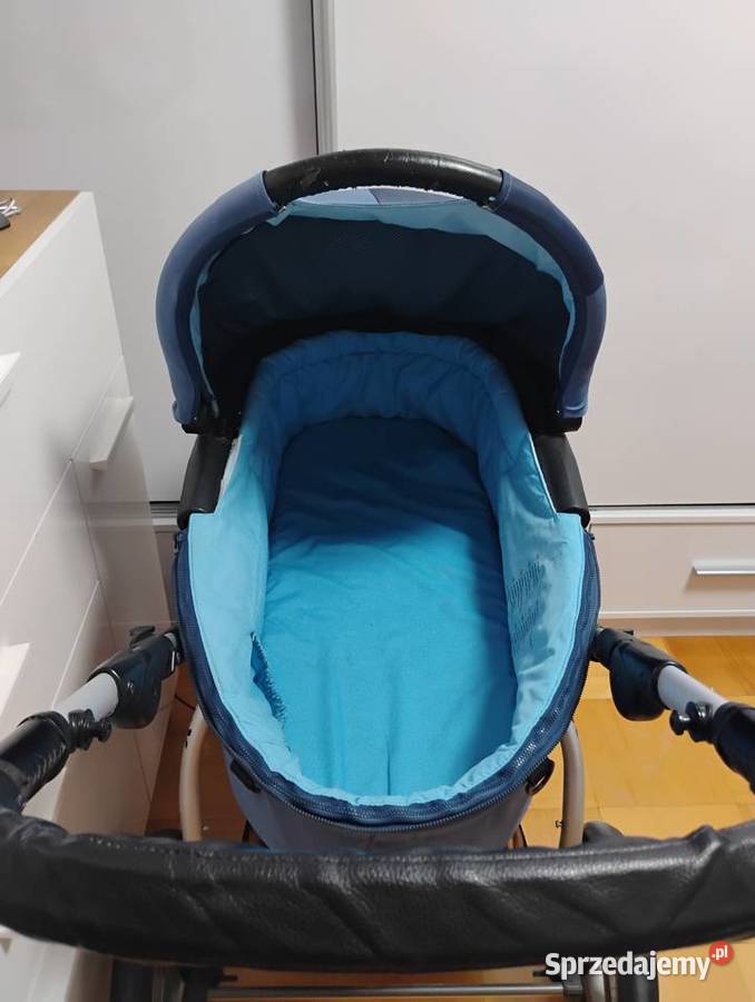 Sprzedam wózek 3w1 Xlander XA niebieski X-lander Łomża sprzedam