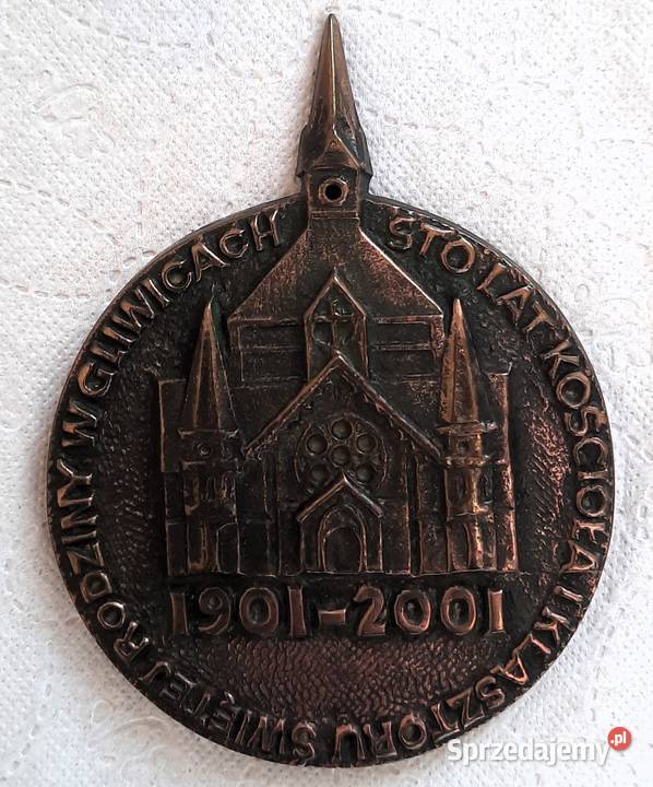 Medal Gliwice 100 Lat Kościoła