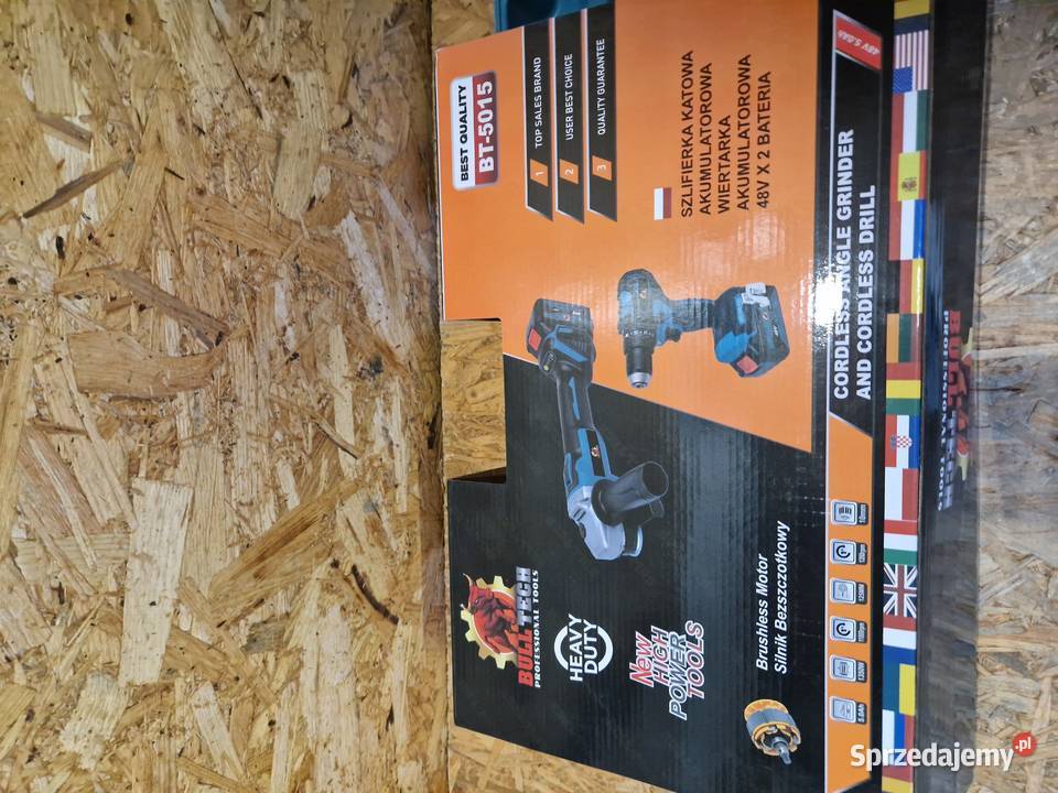 Zestaw narzędzi aku WKRĘTARKA SZLIFIERKA BT5015 Głogowa
