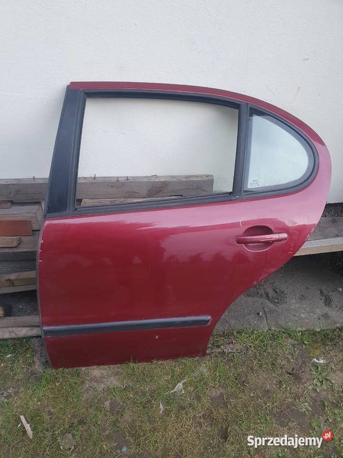 Drzwi tylne Lewe Seat Leon Toledo II Bordowe Rok produkcji 2000 Kraków