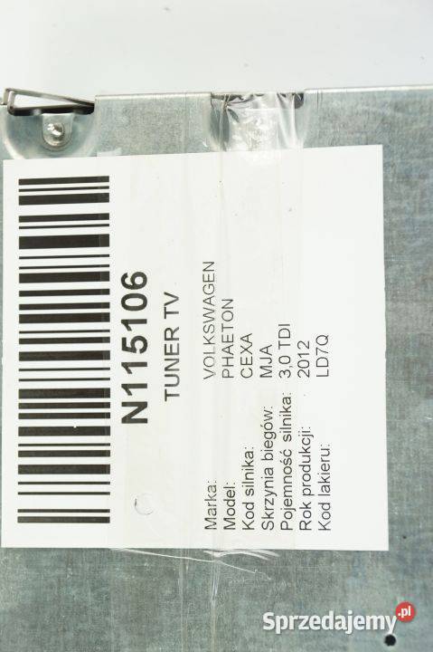 7L6919148A PHAETON TUNER TV Lipno