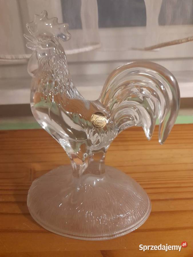 Figurka koguta Cristal d Arques Francjakryształ Pozostałe lubuskie Kostrzyn nad Odrą